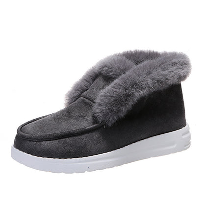 Snow Boots Warm Winter Plush Fur Ankle Boots