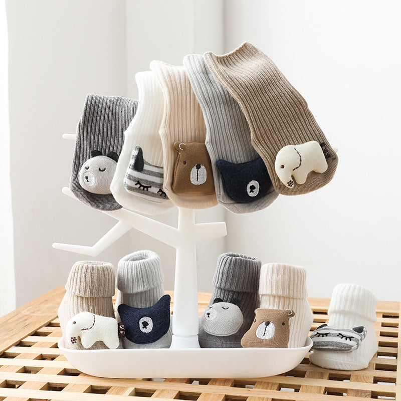 Baby Socks Dispensing Glue Non-Slip Loose Baby Socks Children
