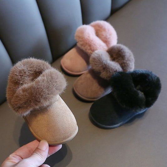 Baby & Toddlers Velvet Padded Snow Boots
