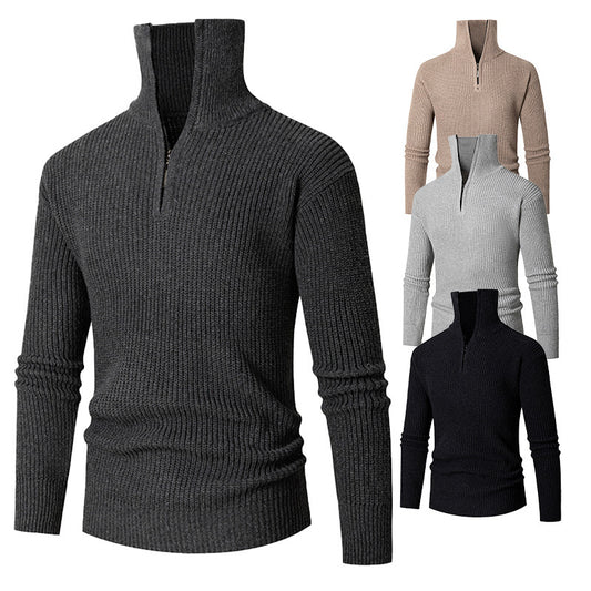 Fall Winter Youth & Men Thermal Slim Fit Base Sweater