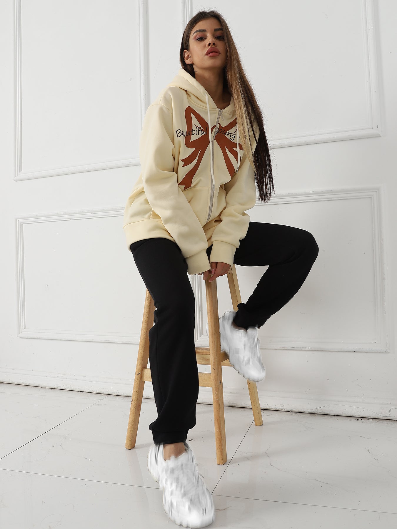 Youth & Women's Long Sleeved Hoodie