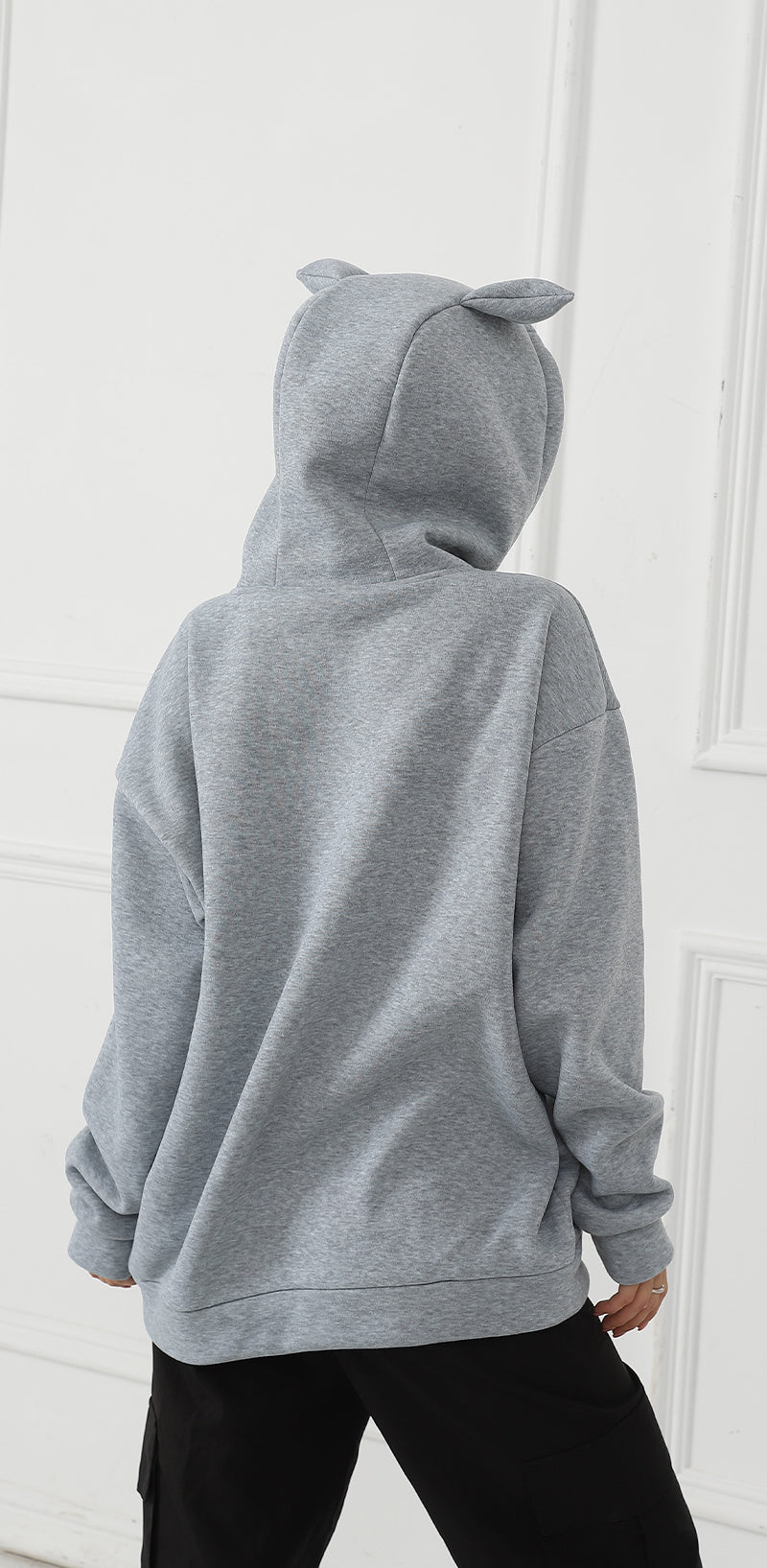 Youth & Women's Fashionable Casual Printed Long Sleeved Hoodies