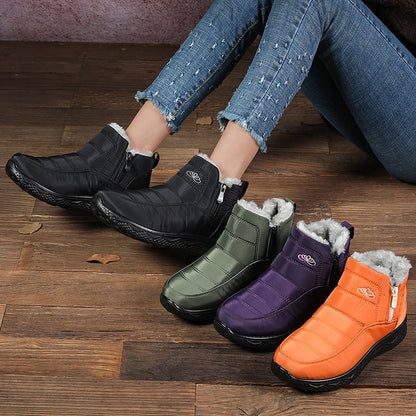 Cotton-padded Shoes Thickened Warm Snow Boots Ankle Boots