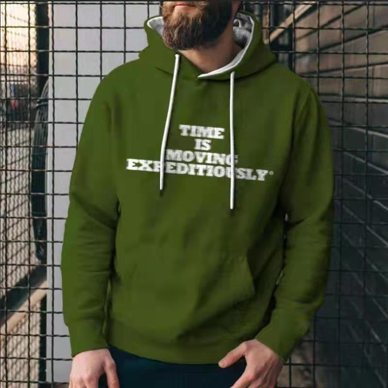 Fashion Solid Color Boy's Casual Hoodies