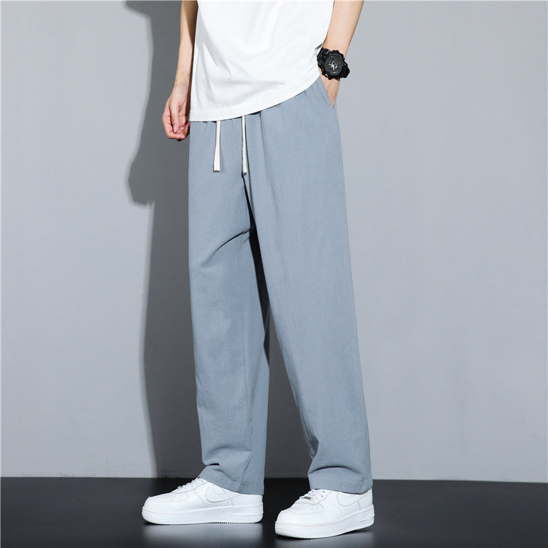 Boys Fashion Linen Casual Pants