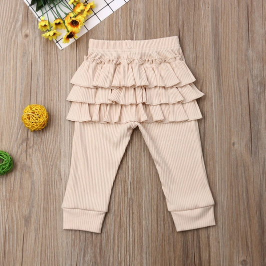 Baby Girls' Lace Pants Outer Leggings
