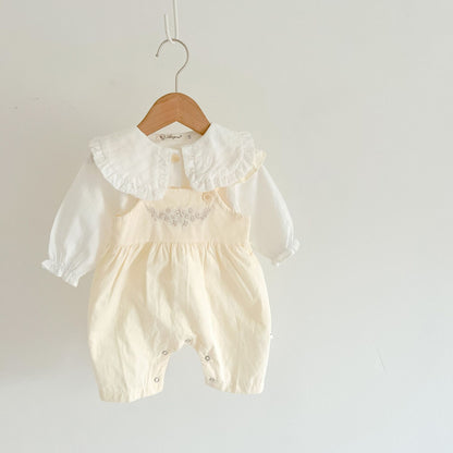 Baby Girls Romper Loose Adjustable Suspender Romper